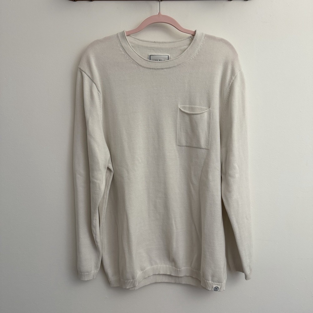 Long Wharf Sweater Men's XL Pullover Sweatshirt Newport SeaWell Pocket Crew